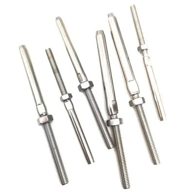 अच्छा दाम Stainless Steel 316 Wire Rope Swage Stud Terminal Heavy Duty With Nut ऑनलाइन