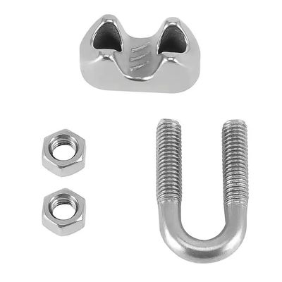 अच्छा दाम Stainless Steel Drop Forged Italian Type Wire Rope Clips Hardware ऑनलाइन