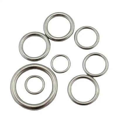 अच्छा दाम 2.5*7.5mm 316/304 Stainless Steel Mini Marine Strap Welded Round O Ring ऑनलाइन
