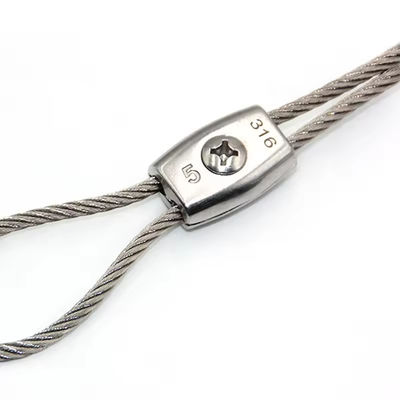 अच्छा दाम Wire Rope Fitting 304 316 Stainless Steel Simplex Single Bolt Wire Rope Clip Cable Clamp ऑनलाइन