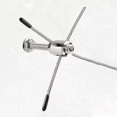 अच्छा दाम ग्रे वॉल पोस्ट क्लैंप हार्डवेयर 304 3 मिमी वायर ट्रेलिस स्टेनलेस स्टील लकड़ी पेंच तार रस्सी क्लिप ऑनलाइन