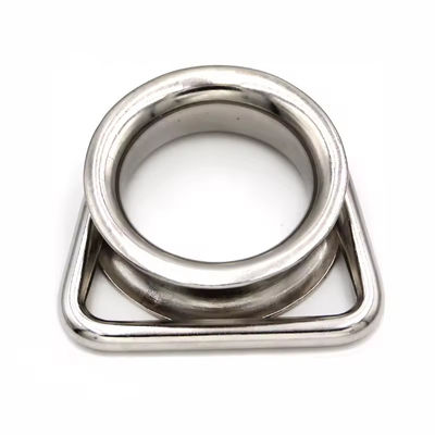 अच्छा दाम SS304 316 Stainless Steel Round Thimble Sun Shade Sails Corner Link Hardware D Ring Thimble ऑनलाइन