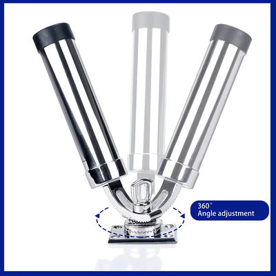 अच्छा दाम नाव के लिए समायोज्य मछली पकड़ने की छड़ी धारक 316 स्टेनलेस स्टील 360 डिग्री समायोजन पोर्टेबल नाव मछली पकड़ने की छड़ी धारक ऑनलाइन