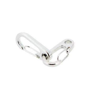 अच्छा दाम स्टेनलेस स्टील मिनी हुक कार्बाइनर क्लिप स्नैप हुक कीचेन के लिए ऑनलाइन