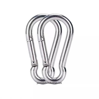 अच्छा दाम 400lbs Load Capacity Heavy Industry Stainless Steel Carabiner Clip with Customized Design ऑनलाइन