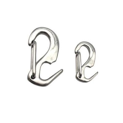 अच्छा दाम Heavy Industry Stainless Steel Spring Open End Sail Snap Hook with Polished Finish ऑनलाइन