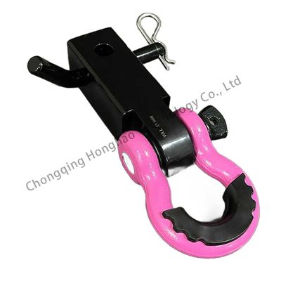 अच्छा दाम Heavy Duty Forged Off Road Bow Shackle 3/4 Inch Pink Yellow Black Custom Galvanized Metric 0.5T-85T ऑनलाइन