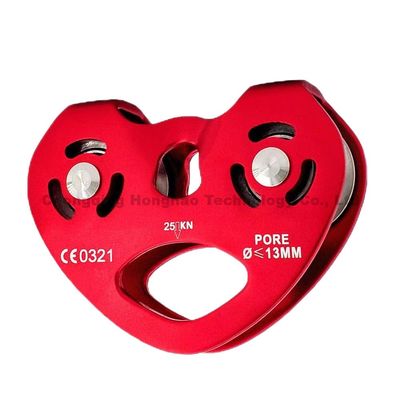 अच्छा दाम चढ़ाई डबल पुली दिल के आकार का उच्च ऊंचाई परिवहन केबल क्रॉसिंग गियर ऑनलाइन