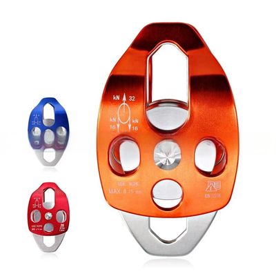 अच्छा दाम उच्च ऊंचाई परिवहन और चढ़ाई के लिए गैल्वेनाइज्ड 7075 एल्यूमीनियम पोर्टेबल पुली सिस्टम ऑनलाइन