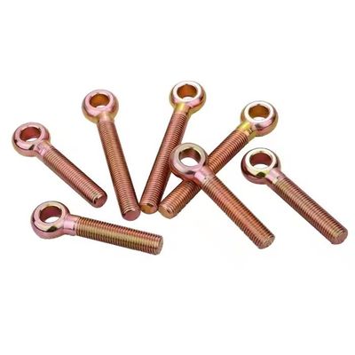 अच्छा दाम पीले रंग के गल्वानाइज्ड कार्बन स्टील DIN444 हेवी ड्यूटी अनुप्रयोगों के लिए आंख बोल्ट ऑनलाइन