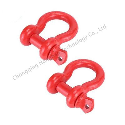 अच्छा दाम ZINC Finish Bow Shackle Heavy Duty for Rigging Lifting and Food Beverage Applications ऑनलाइन