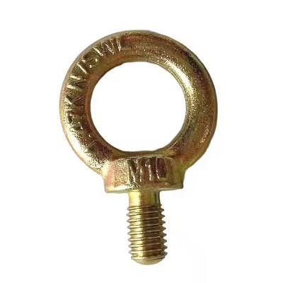 अच्छा दाम रिगिंग हार्डवेयर JISB1168 स्टैंडर्ड आई बोल्ट पीला जिंक कार्बन स्टील लिफ्टिंग बोल्ट ऑनलाइन