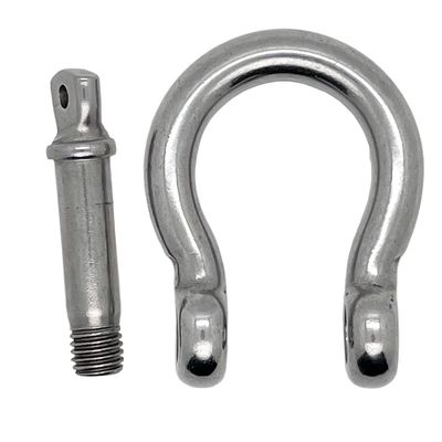 अच्छा दाम Stainless Steel Polished Screw Pin Bow Shackles Perfect for Heavy Duty Applications ऑनलाइन
