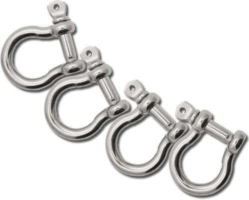 अच्छा दाम Polished Finish Stainless Steel Bow Shackle Perfect for Rigging Screw Applications ऑनलाइन