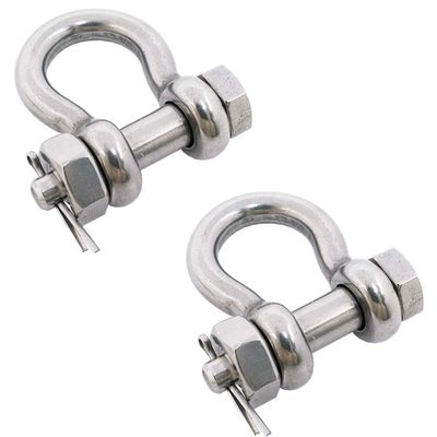 अच्छा दाम Stainless Steel 316 European Type Screw Pin Bow Shackle for General Industry Market ऑनलाइन