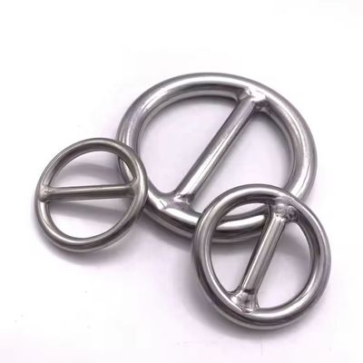 अच्छा दाम Polished Stainless Steel 304/316 Welded O Ring Round Ring Cross Bar O Ring for Marine ऑनलाइन