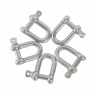 अच्छा दाम 304 Stainless Steel D Ring Shackle Lock D Links Clip Hook for Heavy Duty Construction ऑनलाइन