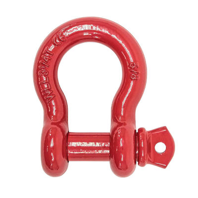 अच्छा दाम Metric Measurement System Carbon Steel G209 Bow Screw Pin Shackles for Offroad Rescue ऑनलाइन