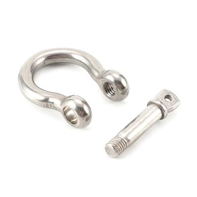 अच्छा दाम Polished Stainless Steel Bow Shaped Shackle For Industrial Rigging Applications ऑनलाइन