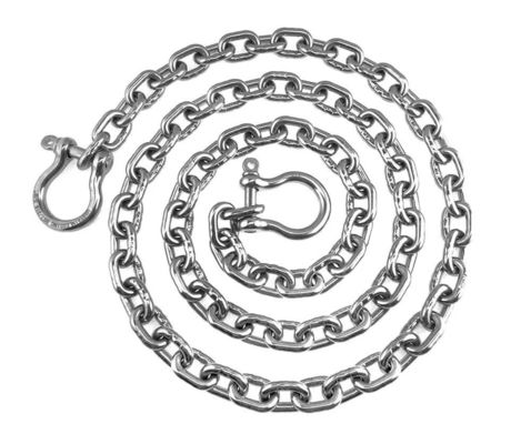 अच्छा दाम Stainless Steel 316 Anchor Chain With Advanced Lock Ring Shackle Design Marine Hardware ऑनलाइन