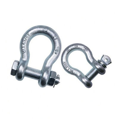अच्छा दाम General Industry G2130 Marine Hardware Hot DIP Galvanized Chain Anchor D Shackle OEM ऑनलाइन