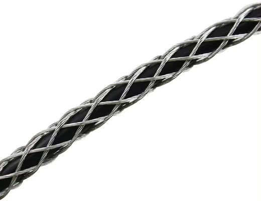 अच्छा दाम 304 Stainless Steel Wire Mesh Cable Socks Wire Mesh Cable Grip ऑनलाइन