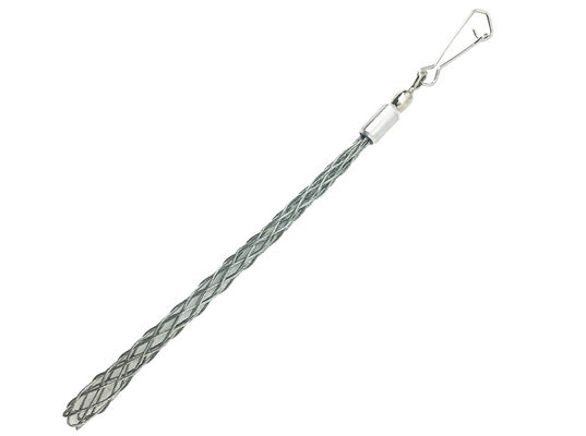 अच्छा दाम Cable Pulling Grip Lassos For 9-12mm Electrical Wire Long Steel Wire Mesh , Anti-slip Flexible Cable Sleeve ऑनलाइन