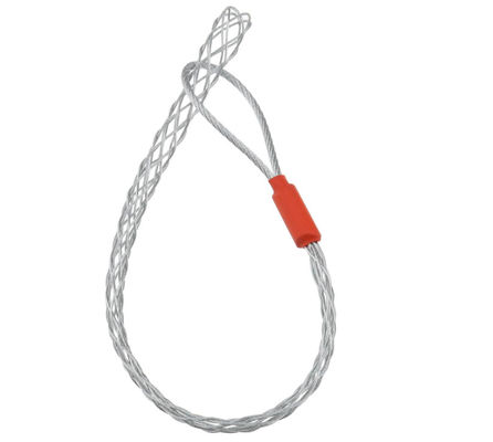 अच्छा दाम Cable Pulling Grip  For 6-10mm Cable Galvanized Stainless Steel Anti-Slip Cable Traction Sleeve Flexible Mesh Rope Cable 27cm Length Black ऑनलाइन