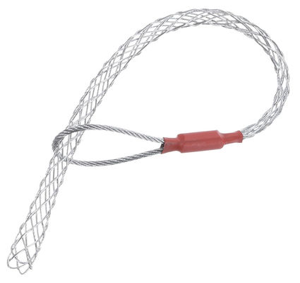अच्छा दाम Galvanized Steel Wire Grip 30cm for 10-12mm Cable Red Customized Size Cable Pulling Grip ऑनलाइन