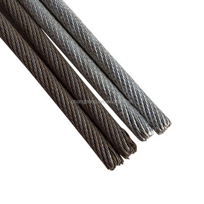 अच्छा दाम Ungalvanized 6*24 7FC Steel Wire Rope 200M/COIL Long-Lasting and Industrial-Grade Construction ऑनलाइन