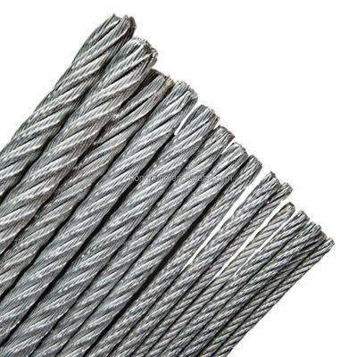 अच्छा दाम Galvanized Steel Wire Rope for Drawing and Lifting Special Cold Heading Steel Steel Grade 7*7 6*7 FC ऑनलाइन