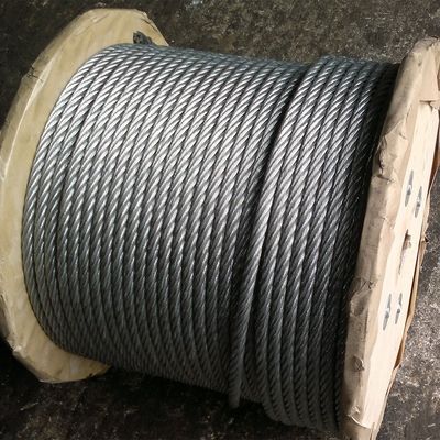 अच्छा दाम 6x12 7FC Wire Rope Rope Wire Carbon Steel High Strength 6mm Galvanized Steel Cable Ropes Standard AiSi ऑनलाइन