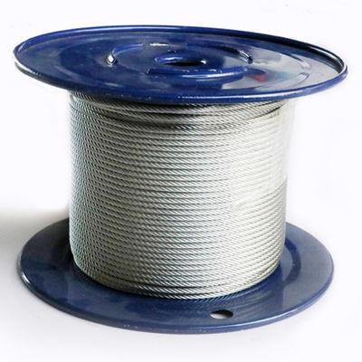 अच्छा दाम 7x19 Galvanized Wire Rope Steel Cable Construction Tolerance ±1% 1/4 Inch Aircraft Cable ऑनलाइन