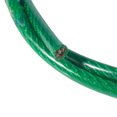 अच्छा दाम लंबे समय तक चलने वाले प्रदर्शन के लिए लचीला पीवीसी और पीयू लेपित स्टेनलेस स्टील वायर रस्सी ऑनलाइन