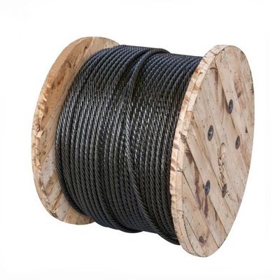 अच्छा दाम Steel Wire Rope 6x12 FC Non-Alloy Bright Line Contacted Ungalvanized Strand ऑनलाइन
