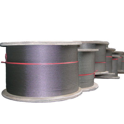 अच्छा दाम 300 Series 6x7 FC Inox Steel Cable Ropes Aisi304 Aisi316 Stainless Steel Wire Rope 3mm 4mm 5mm Length 1000m/reel Or Customization ऑनलाइन