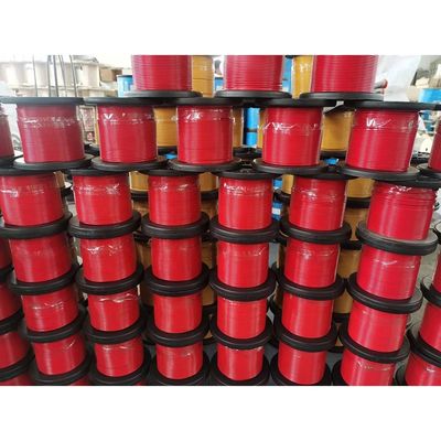 अच्छा दाम Diameter 5/32 inch to 7/16 inch Carbon Steel Grade PVC Coated Steel Wire Rope Wire for Direct Purchase ऑनलाइन