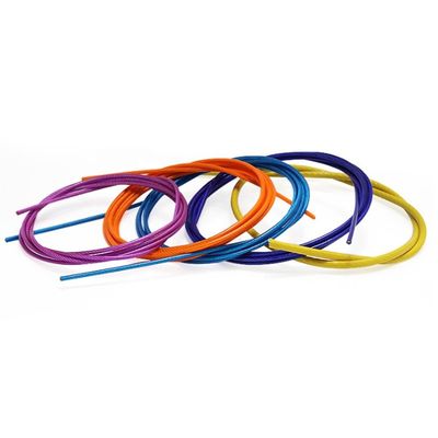 अच्छा दाम 1000m/reel पारदर्शी पीवीसी लेपित स्टेनलेस स्टील तार रस्सी लंबाई 1000m/reel 0.50MM 7x7 AISI 201/304/316 ऑनलाइन