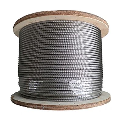 अच्छा दाम 15mm Steel Wire Rope 8x26 Left Hand Ordinary Lay 2160N/mm2 Galvanized Compacted S min.196 2 kN for Lifting Tolerance Other ऑनलाइन