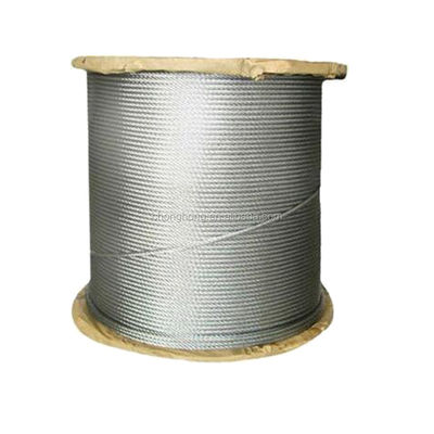 अच्छा दाम Ungalvanized 6x36 Steel Wire Rope 12mm to 44mm Diameter Suitable for Various Lifting Applications ऑनलाइन