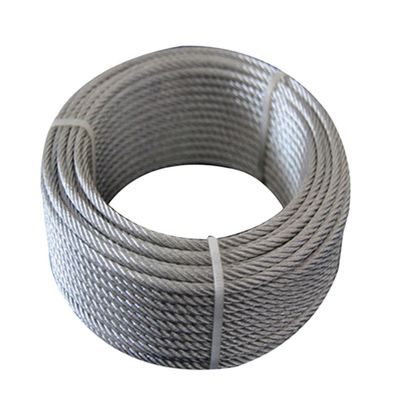 अच्छा दाम Grade High Carbon Steel 6*19 Wire Rope 3mm-16mm for Gym Equipment Cable Winch Hot Dip Galvanized/Electric Galvanized ऑनलाइन