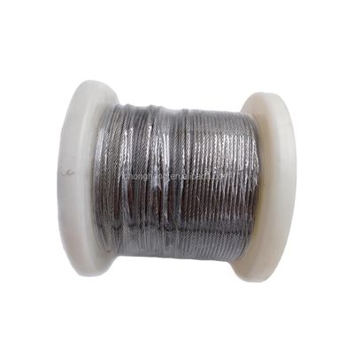 अच्छा दाम 1x7 इनॉक्स केबल रस्सी तार स्टेनलेस स्टील वायर रस्सी 1.5 मिमी 2 मिमी 3 मिमी 4 मिमी Si सामग्री % 0.1 AISI304 AISI316 SUS304 SUS316 ऑनलाइन