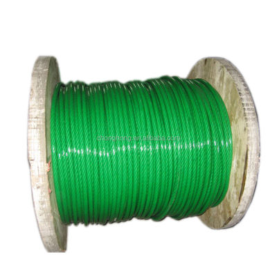 अच्छा दाम अन्य प्रसंस्करण सेवाओं के लिए सुरक्षा जलरोधक पीवीसी लेपित स्टेनलेस स्टील वायर रोप और 1370-2160MPA तन्य शक्ति ऑनलाइन