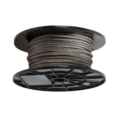 अच्छा दाम सतह खत्म अन्य 6x19 IWRC तार रस्सी 4 मिमी स्टेनलेस स्टील केबल रस्सी उठाने के लिए ऑनलाइन