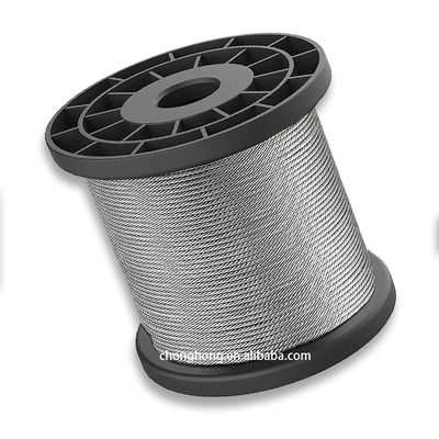 अच्छा दाम निर्माण 6x36 6x36 AiSi स्टेनलेस स्टील 1/8' केबल रेलिंग किट के लिए एयरक्राफ्ट वायर रस्सी मानक AiSi समुद्री ग्रेड ऑनलाइन