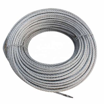 अच्छा दाम 7X19 1.5mm निर्माण सामग्री गैर-मिश्र धातु लचीलापन के लिए स्टेनलेस स्टील वायर रोप ऑनलाइन
