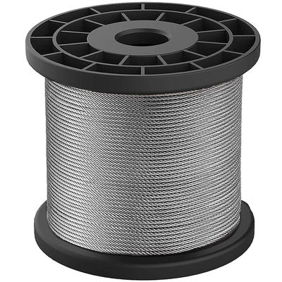 अच्छा दाम 1x7 1x19 7x19 7x7 इनॉक्स केबल 316 स्टील केबल रोप्स वायर स्टेनलेस स्टील वायर रोप पॉलिश फिनिश और कम C कंटेंट के साथ ऑनलाइन