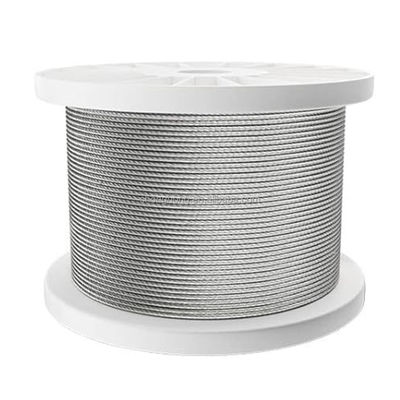 अच्छा दाम 1000 मीटर/रोल लंबाई 6x37 एफसी स्टेनलेस केबल सामान्य प्रयोजन स्टील केबल रस्सी जीबी और एन 12385-4 मानक स्टेनलेस स्टील तार रस्सी ऑनलाइन