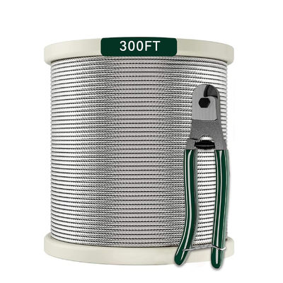 अच्छा दाम डेक रेलिंग के लिए स्टेनलेस स्टील केबल बेल्ट कटर 7x7 T316 विशेष कोल्ड हेडिंग स्टील ऑनलाइन