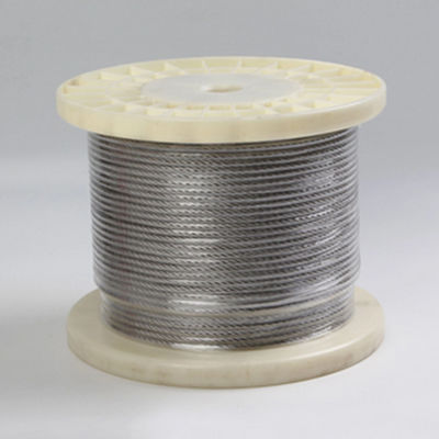 अच्छा दाम अनुकूलन 7x7 स्टेनलेस केबल अदृश्य ग्रिल स्टेनलेस स्टील रस्सी Ss316 स्टील केबल रस्सी तारों 1000M लंबाई ऑनलाइन